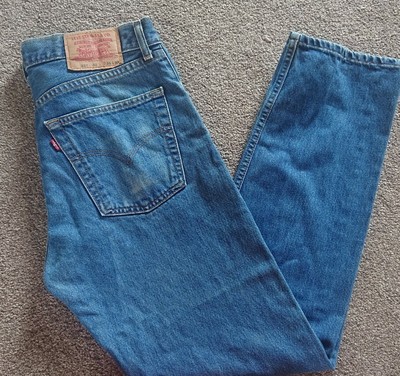 Mens Levis 521 02 Blue Denium Jeans W34 L32 | eBay