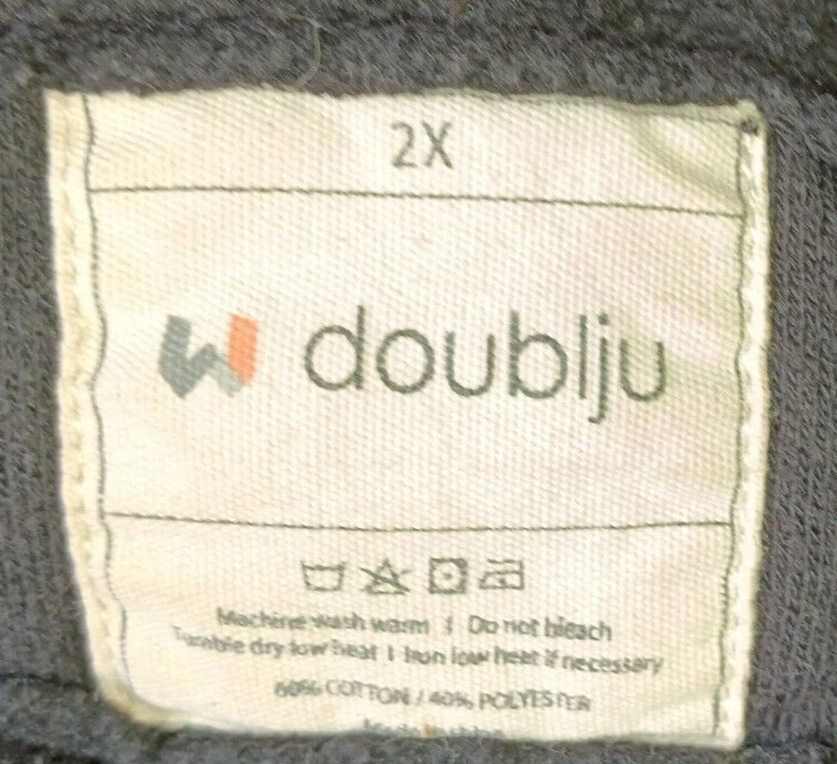 Женский пуловер с капюшоном на шнурке Doublju черный размер 2XL - Изображение 2 из 4