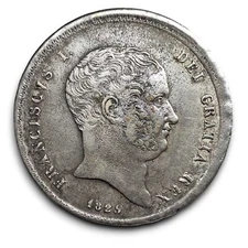 Naples Two Sicilies beautiful plate 120 grana1825 Francesco I Bourbon