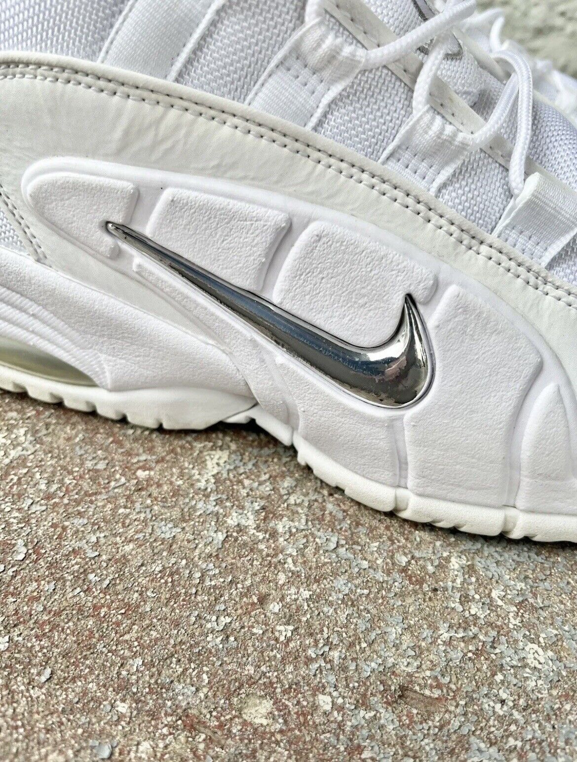 Size 10 - Nike Air Max Penny 1 White Metallic 685… - image 6
