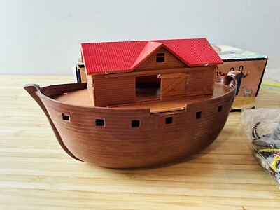 Vintage Marx 1960s Noah's Ark with Box and Play Mat | eBay