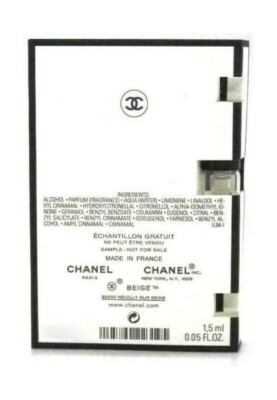 Chanel 1957 0.05 oz / 1.5 ml Eau De Parfum Mini Vial Spray | eBay