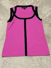 Cable & Gauge Womens Shirt Size Small Multicolor Stripe Classic Dressy