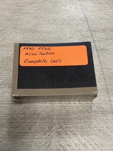 ALIEN NATION 1990 FTCC COMPLETE BASE CARD SET OF 60 TV SEALED N17 - Picture 2 of 3