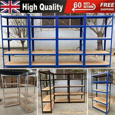 180cm x 90cm x 40cm Steel & MDF Boltless Shelves | for Workshop, Shed, Office