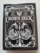 Crown Deck- Black Playing Cards, Limited, The Blue Crown, USPCC, Fracturize 