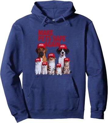 Make Pets Safe Again Ohio Pets Republican Theme Unisex Hooded Sweatshirt