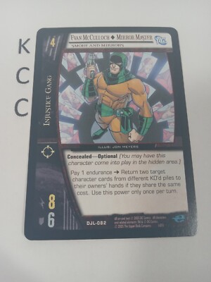 VS. System TCG DC Evan McCulloch Mirror Master Smoke and Mirrors DJL-082