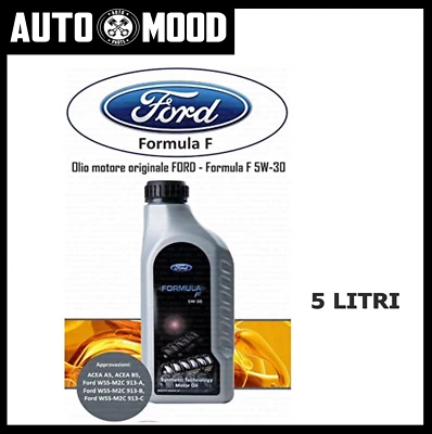 OLIO MOTORE FORD FORMULA F PROFESSIONAL A5 5W30 FORD 5 LITRI + FOCUS FIESTA KA