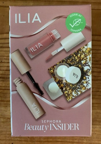 Nib Sephora 2022 Ilia Beauty Insider Birthday Gift: Lip Oil, Mascara, Mask | Ebay