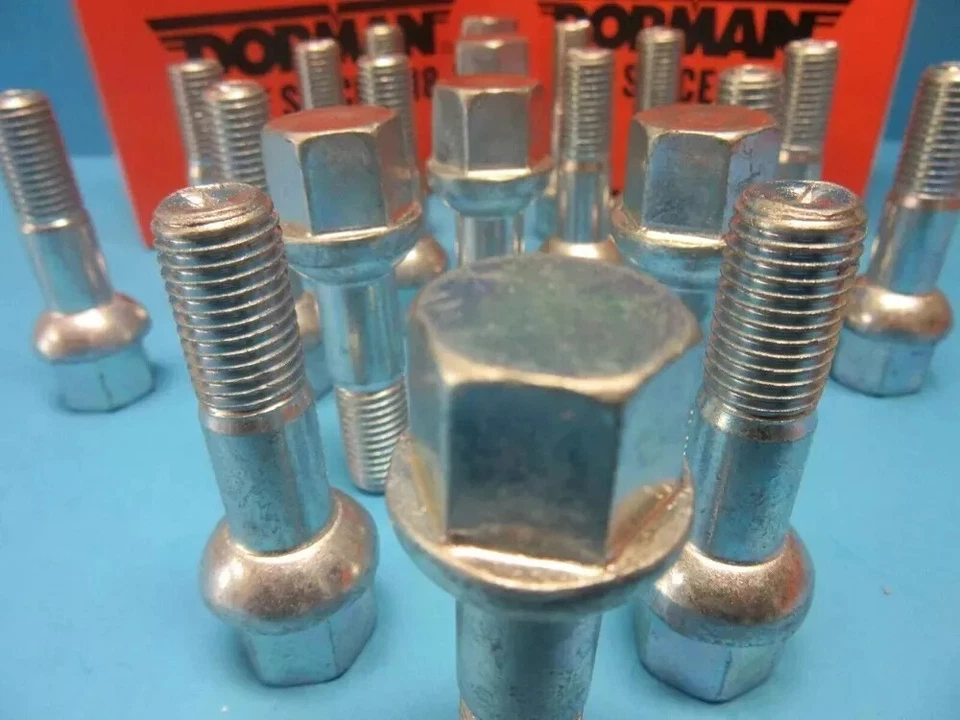 Nuevo 20 pernos de perno de rueda F & R reemplazo Mercedes OEM # 0009904807 hecho en EE. UU. Foto 2 de 4