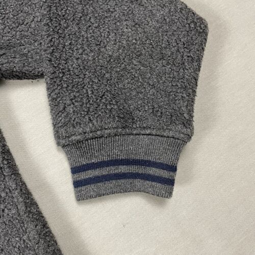 VTG Polo Ralph Lauren Sweatshirt Men Large Gray Embroidered Logo Y2K MADE IN USA - Picture 4 of 12