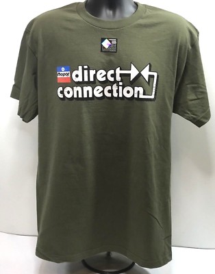 Green T-Shirt w/ Mopar Direct Connection Logo / Emblem (Licensed)