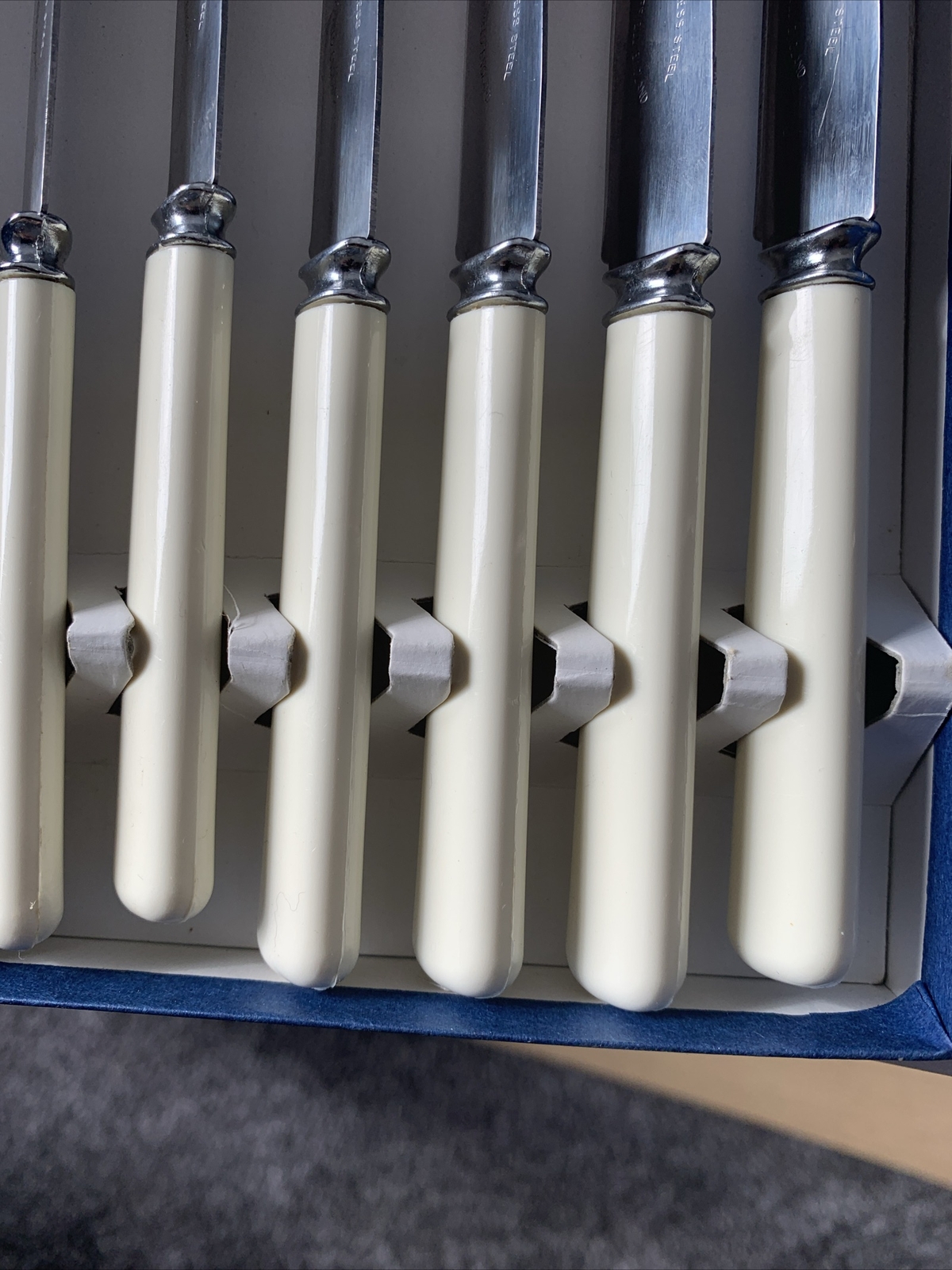 Vintage Sheffield Stainless Steel Table Cutlery In Box eBay