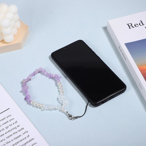 2 szt. Łańcuszek na telefon komórkowy Crystalphone -Łańcuch telefoniczny Telefon-Charm-Crystal - Zdjęcie 11 z 12