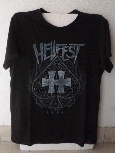 HELLFEST 2016 official t.shirt-unworn-M-Rammstein,Black Sabbath