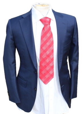 SUITSUPPLY Napoli Blue Vitale Barberis Canonico 110 Wool 2-Btn 