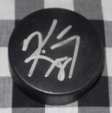 Kirk Maltby Signed Blank Hockey Puck Detroit Redwings