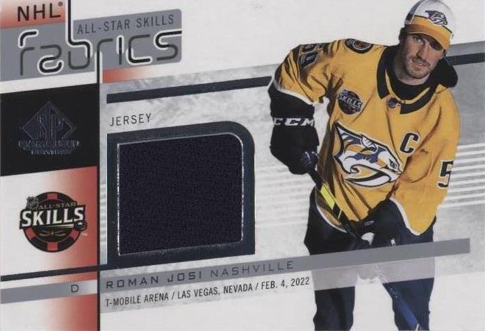 2022-23 Upper Deck SP Game Used - Roman Josi #AS-31 - 1 of 1