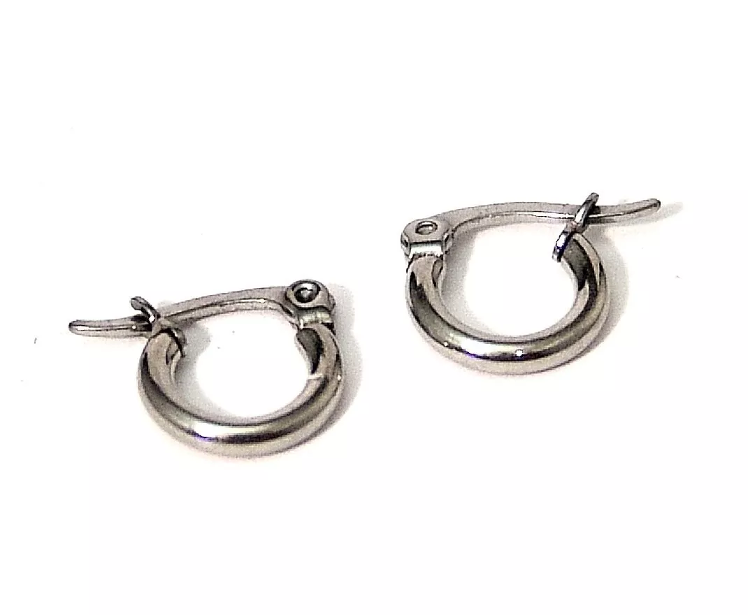 316 Surgical stainless steel earring backs, Hypoallergenic findings