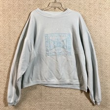 Vintage Bum Equipment Crewneck Mens size Large  Real Hard Earned Wear  Tear 