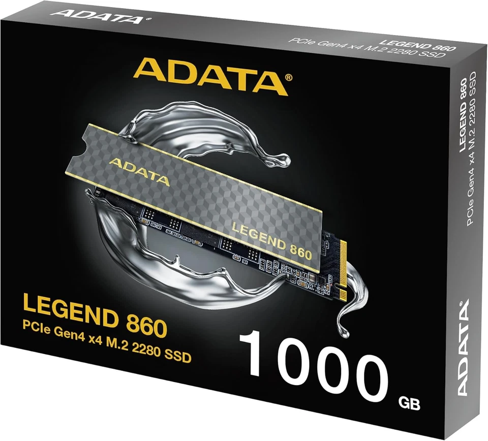 ADATA Legend 860 1TB M.2 NVMe Gen4 SSD, PCIe4, R/W 6000/4000 MB/s, PS5 Compatibl - Image 4 of 4