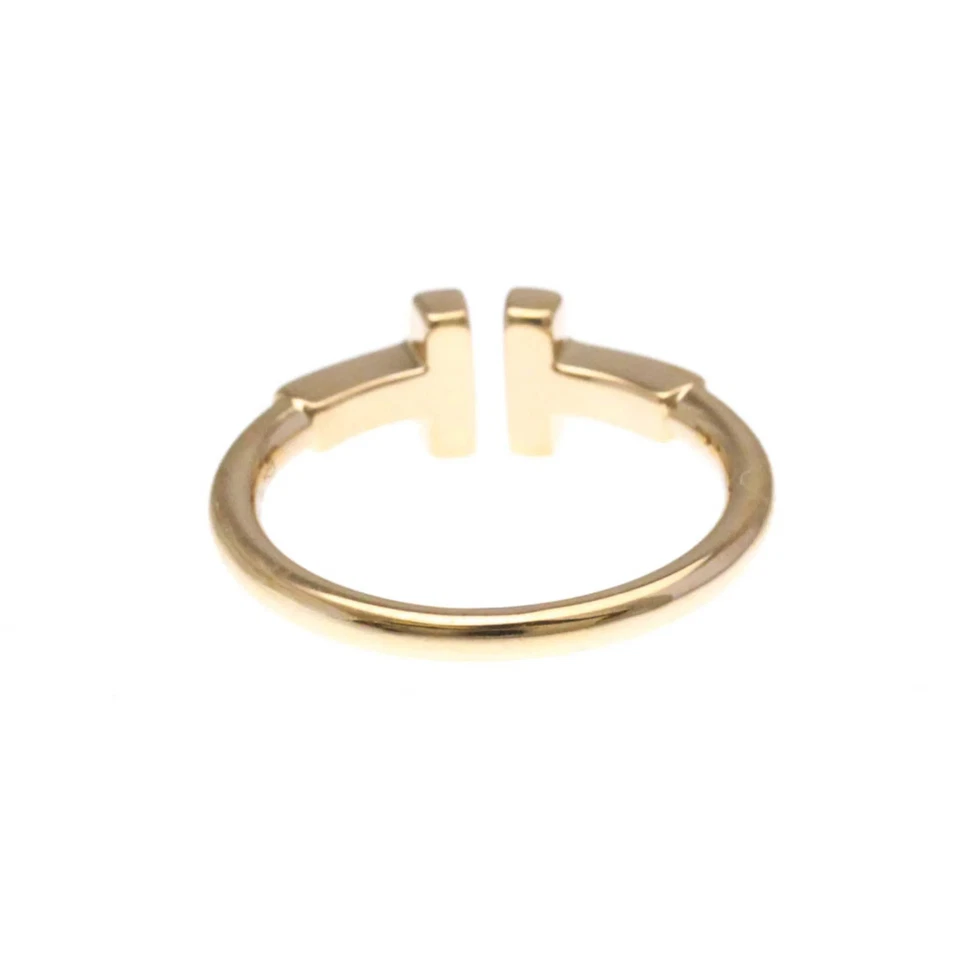 Tiffany T Wire Ring Pink Gold (18K) Fashion No Stone Band Ring Pin... BF587798 - Image 3 of 4