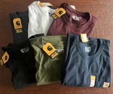 Carhartt Men's Pocket T-Shirt NWT Loose Fit Short Slleves