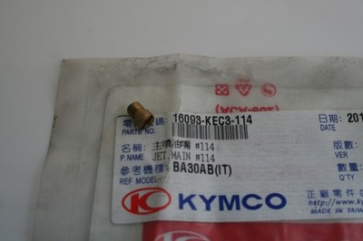 Maximum Jet Max 114 Carburetor Kymco Super 8 50 4T - People S