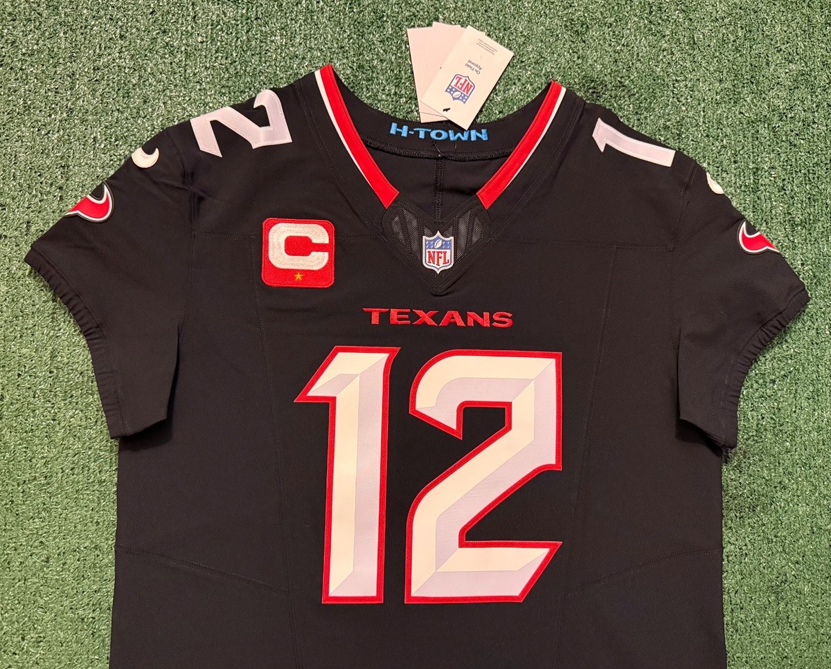 Authentic Nico Collins Houston Texans Nike Vapor Fuse Elite Jersey