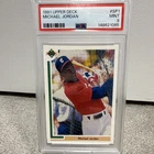 Upper Deck 1991 Michael Jordan SP1 Short Print Insert PSA 9 Graded Card