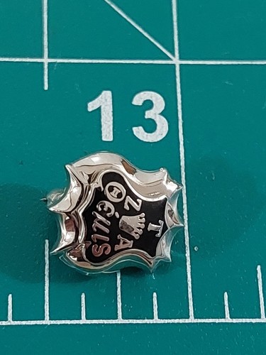 Vintage sterling silver Zeta Tau Alpha ZTA Sorority Fraternity Badge Pin - Picture 3 of 5