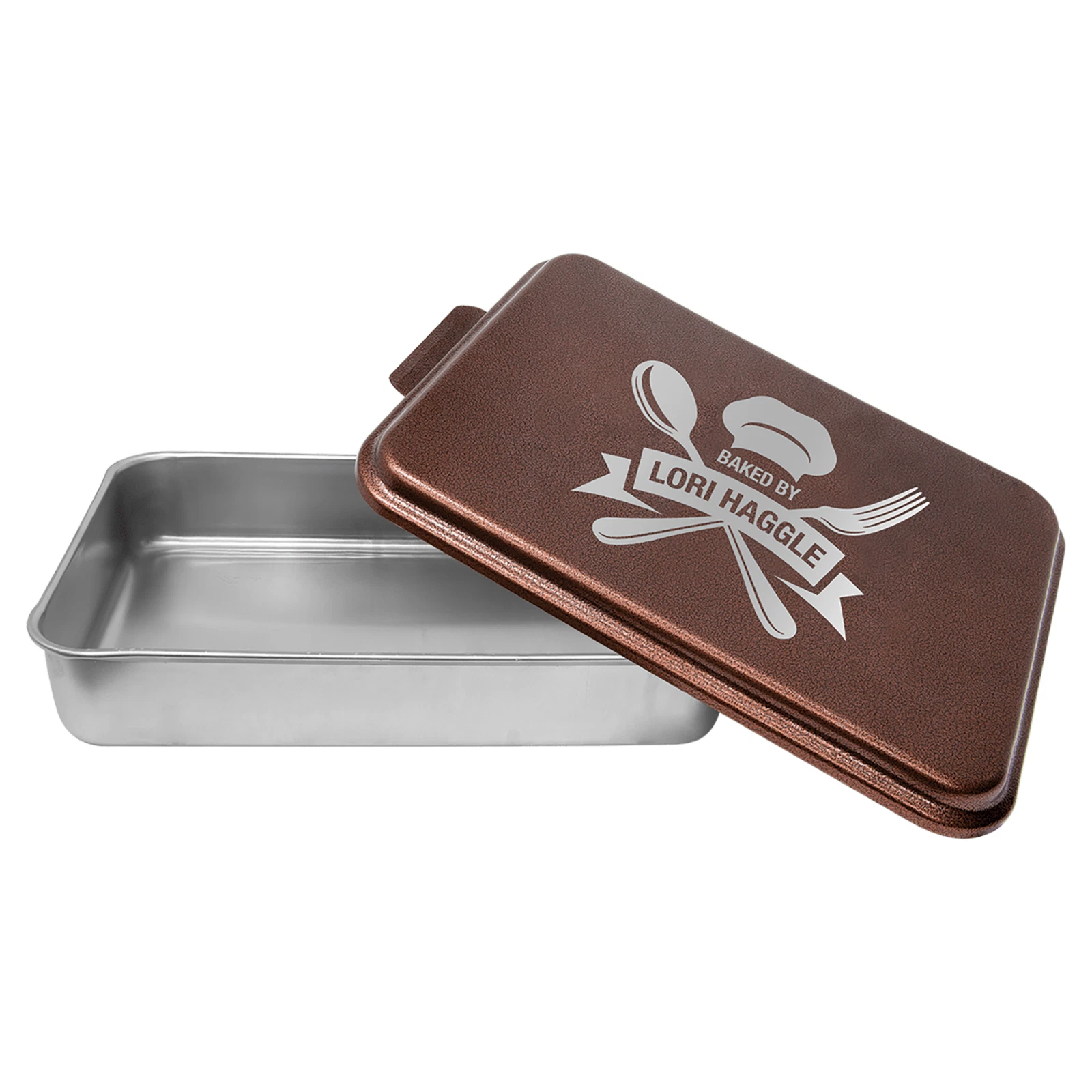 Customized 9" x 13" Aluminum Cake Pan Lid Personalized Laser Engraved Best Gift
Opens in a new windo