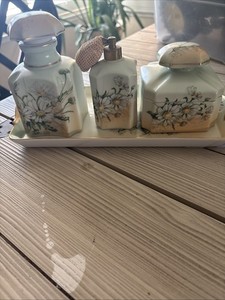 Limoges  4 Piece  Dresser Set  -  Unusual Find