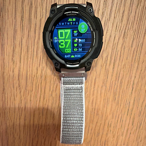 Garmin Instinct 3 AMOLED 45mm Rugged GPS Wireless Smartwatch Black w Bands