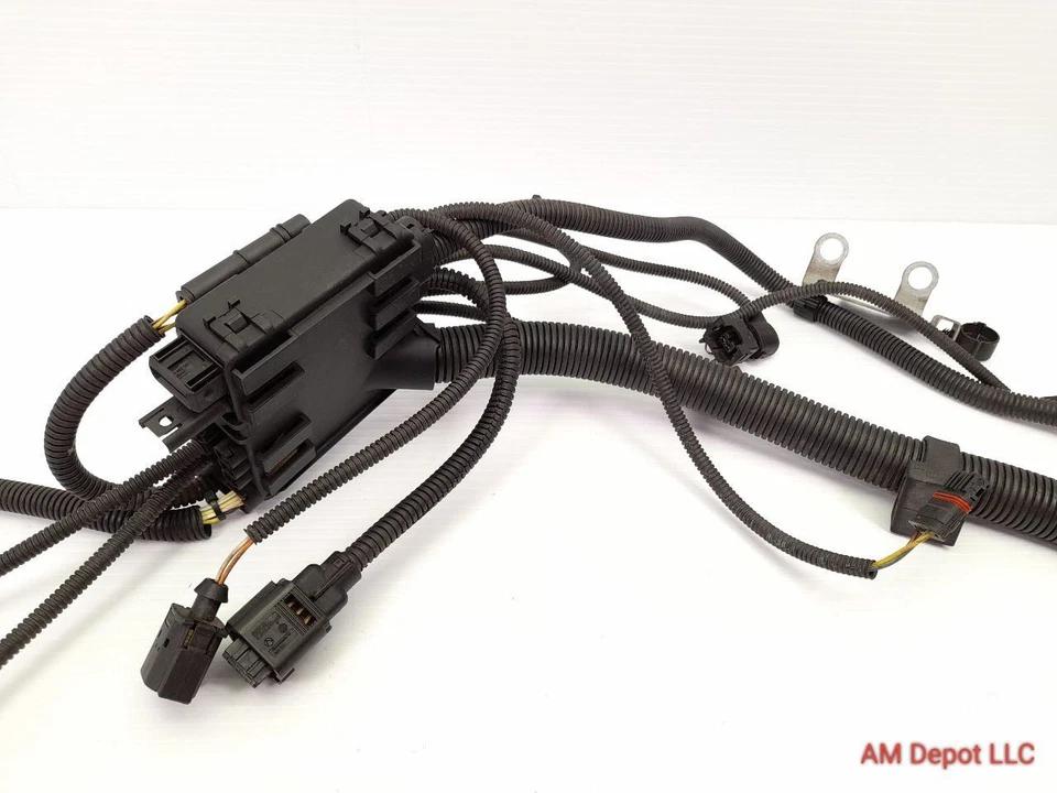 BMW 335i 335xi N54 E90 E92 2007 módulo de motor doble turbo arnés de cables 7566504 Foto 3 de 4