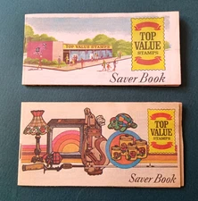 Top Value Trading Stamps Saver Books 1950's