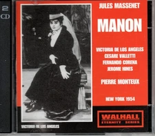 MASSENET - MANON - DE LOS ANGELES - VALLETTI - MONTEUX - MET 1954