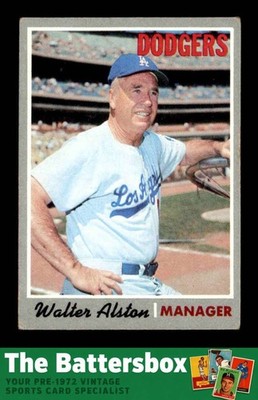 1970 Topps #242 Walt Alston MG VGEX X3758643