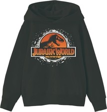 Jurassic Park Boys Jurassic World Pullover Hoodie for Youth Boys Sizes 4-7