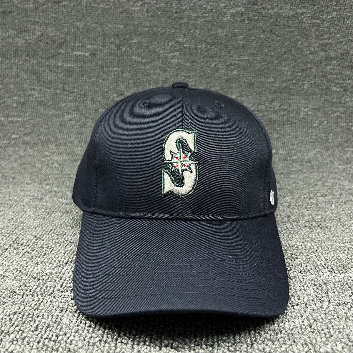 Seattle Mariners '47 Brand Kids MVP Snapback Hat Navy MLB Baseball Cap S Logo