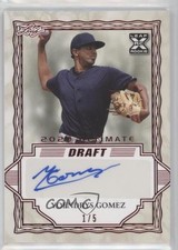2020 Leaf Ultimate Draft Red 1/5 Yoendrys Gomez #BA-YG1 Auto 00nt