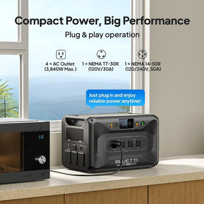 BLUETTI Apex 300 2764Wh 3840W Portable Power Station Expandable for Backup  | eBay