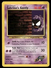 Sabrina's Gastly 96 Unlimited Common Gym Challenge 096/132 MP on eBay