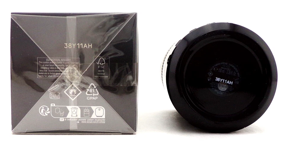 Azzaro The Most Wanted 3,3 OZ Eau de Parfum Spray Intenso para Hombres Caja Sellada Foto 4 de 4