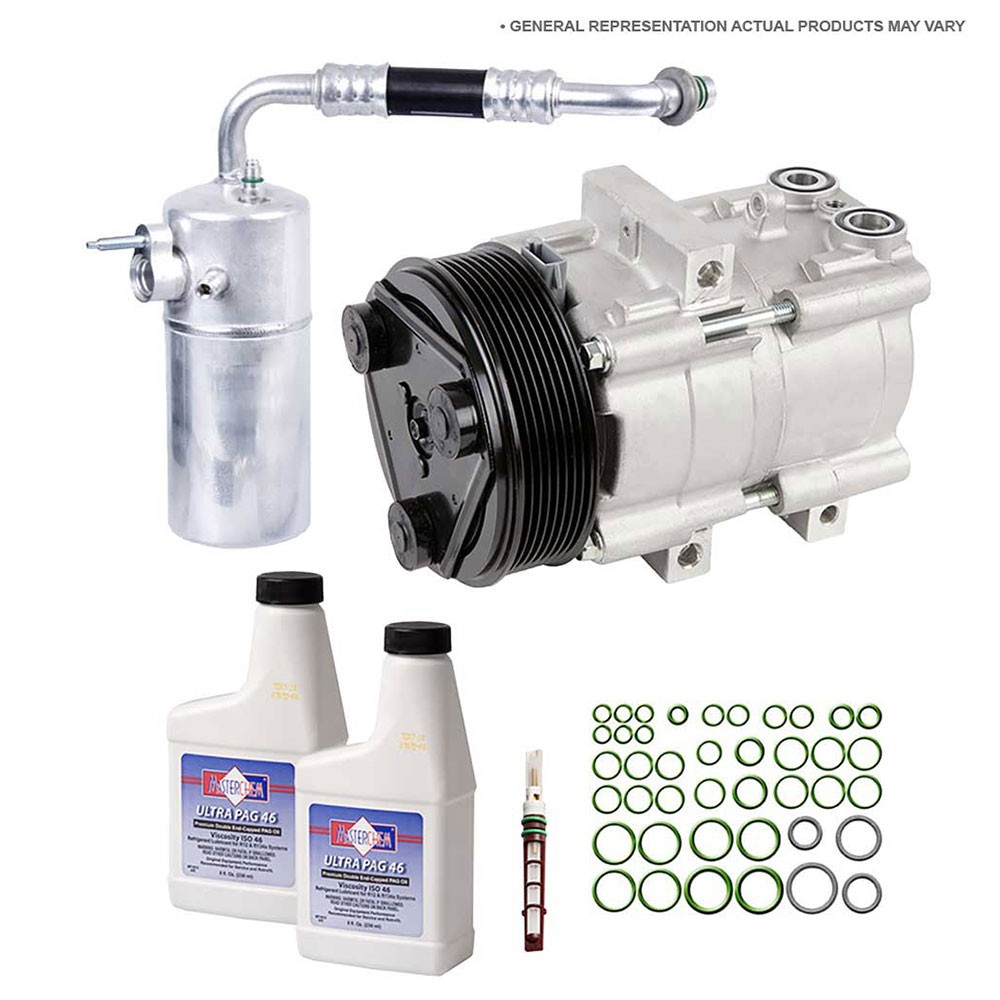 For Mercedes SLR McLaren 2005-2009 OEM AC Compressor w/ A/C Repair Kit GAP