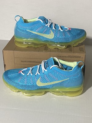 Nike Air VaporMax 2023 Flyknit Baltic Blue Mens Athletic Running Shoes Size 9.5 Nike Air Vapormax 2023 FK Flyknit Baltic Blue Citron Tint  main image 3