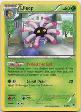 Lileep 3/101 Uncommon Plasma Blast Pokemon MP