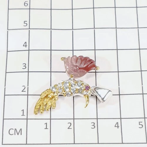 Handmade Natural Tourmaline Pendant 925 Sterling Silver /NP52003 - Image 3 of 4