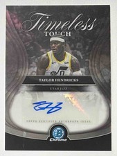 Taylor Hendricks 2025-26 Bowman #TTA-TH Timeless Touch Auto Jazz KG